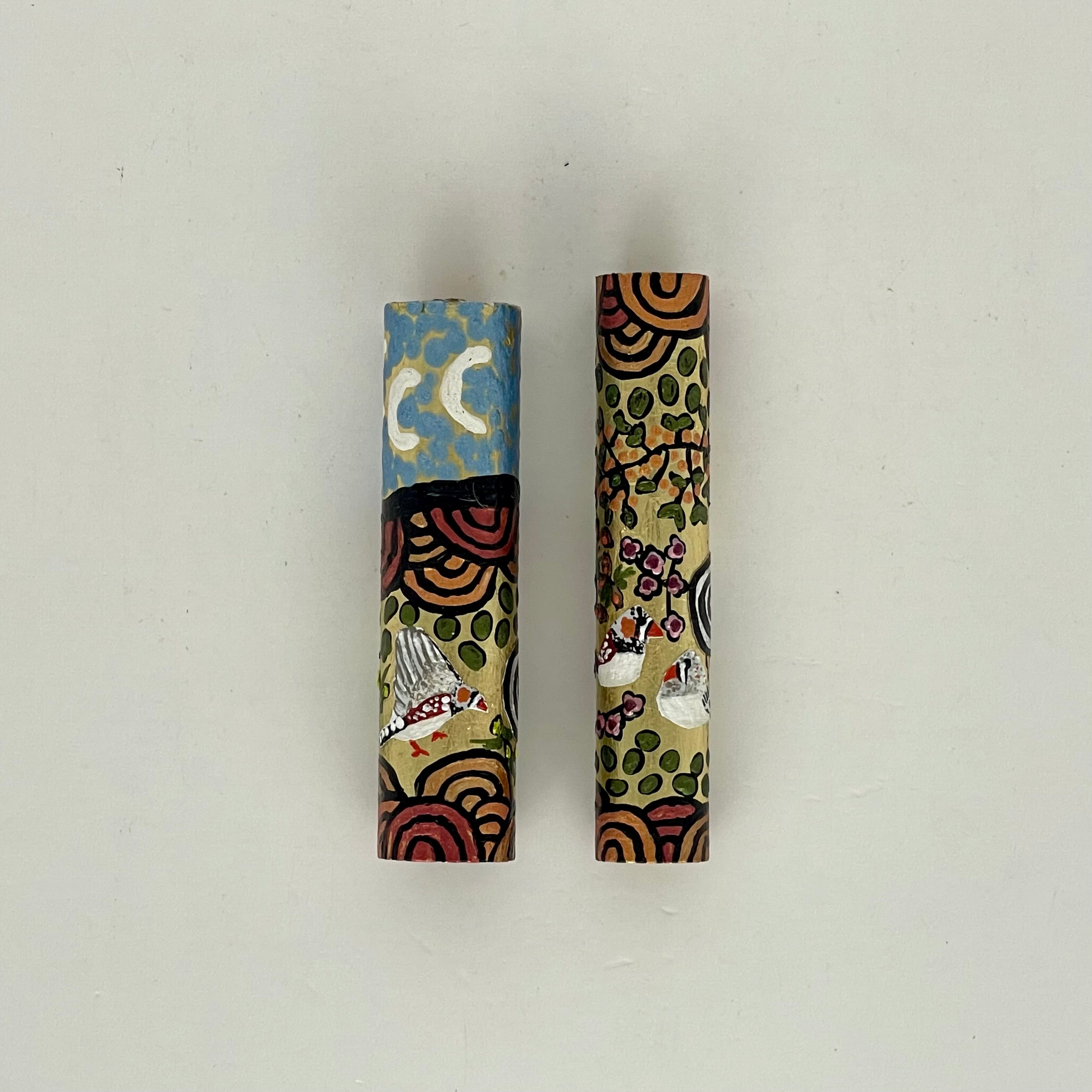 Jr Statesman II Postable Fountain Pen with Hand painted Aboriginal Art