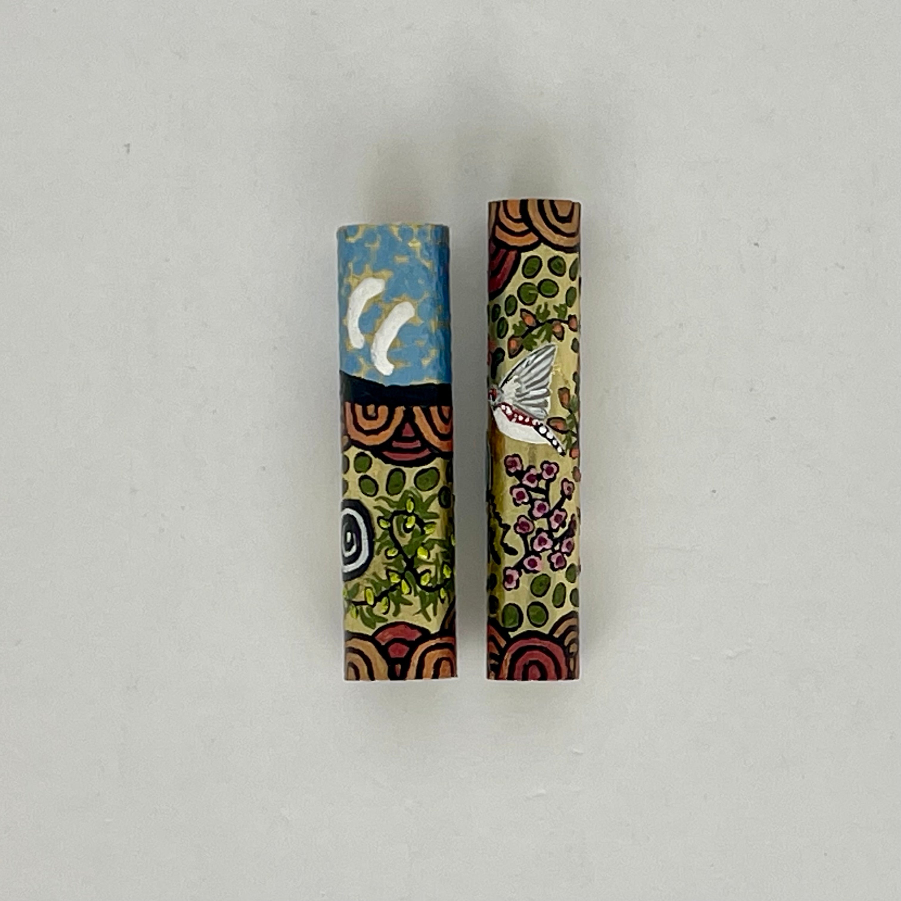 Jr Statesman II Postable Fountain Pen with Hand painted Aboriginal Art
