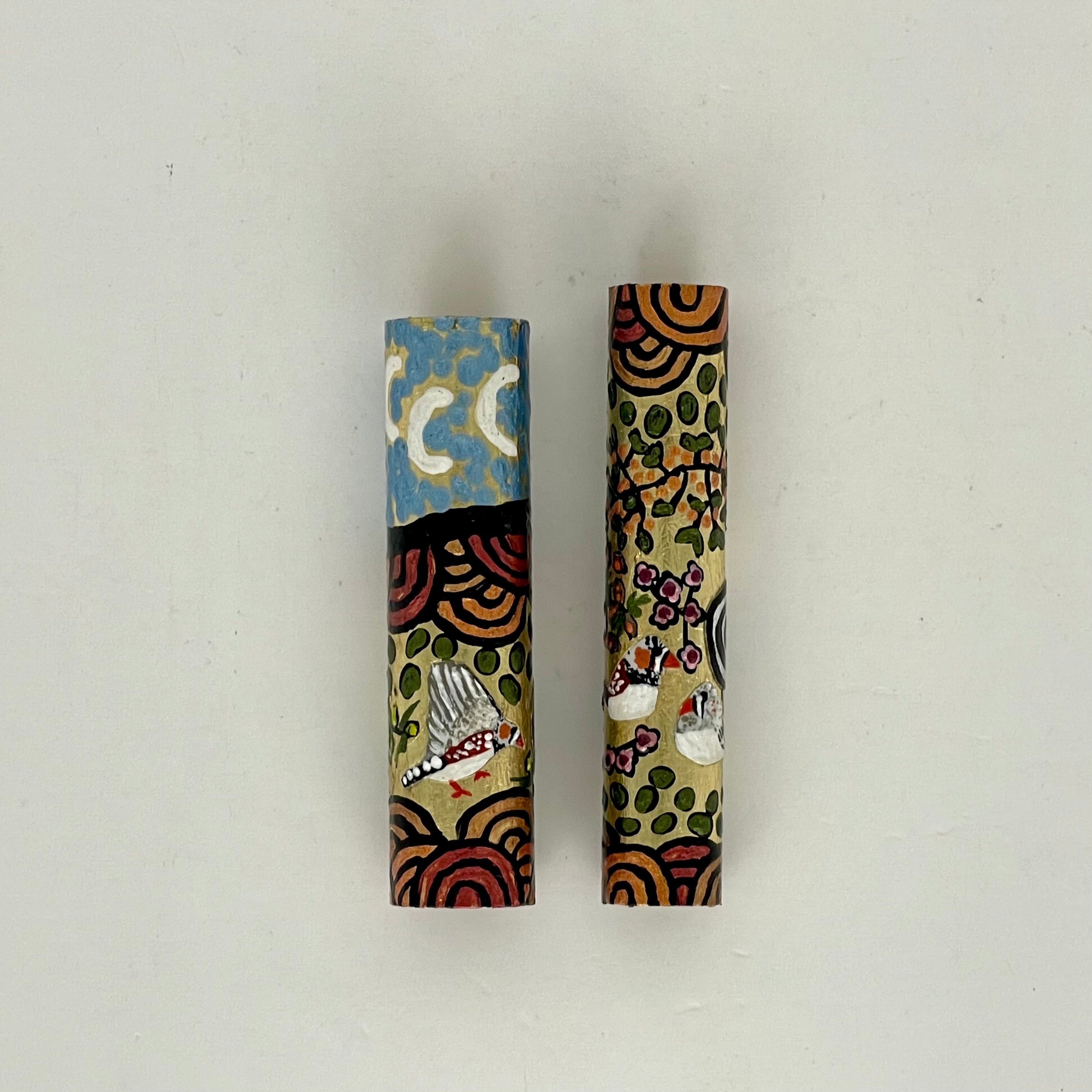 Jr Statesman II Postable Fountain Pen with Hand painted Aboriginal Art