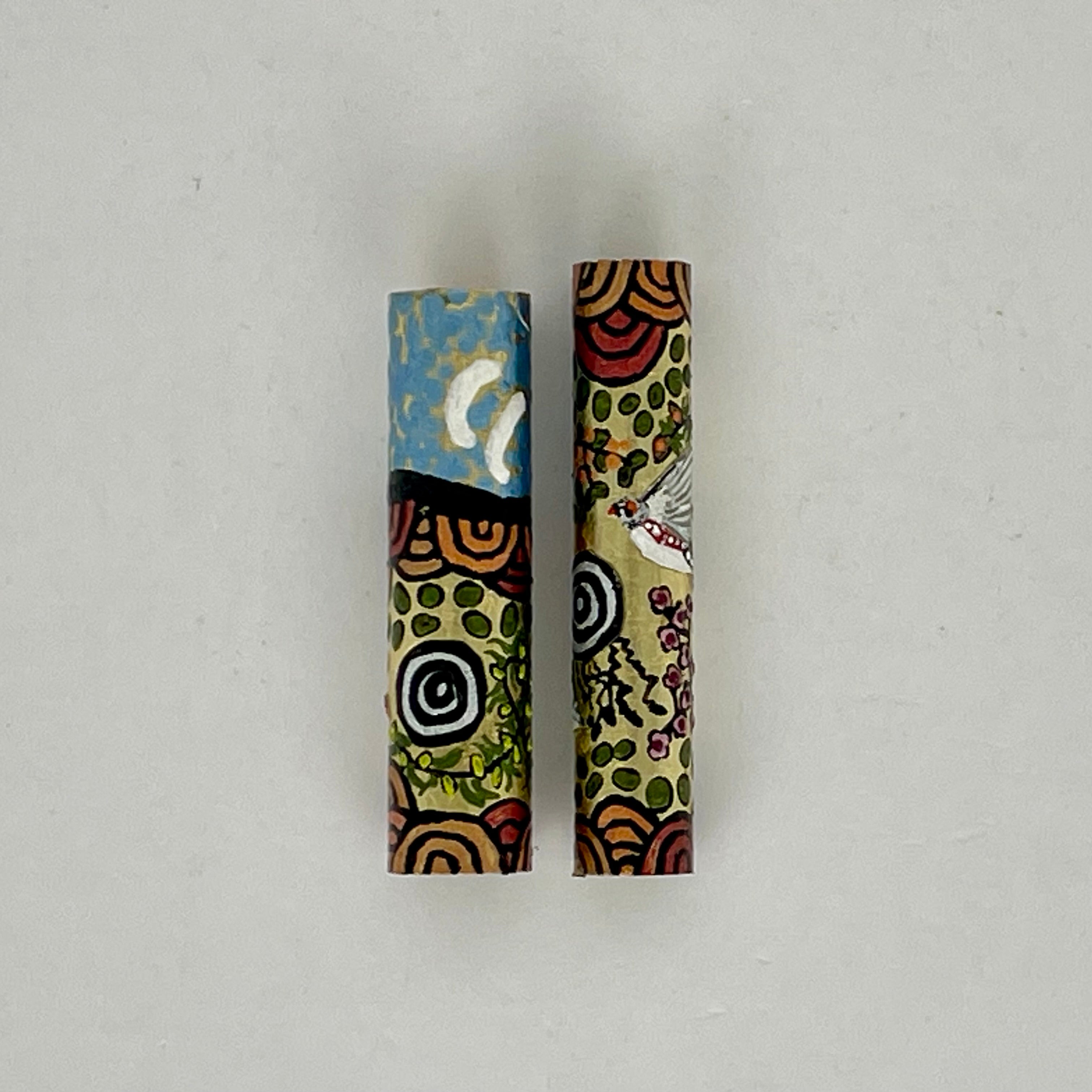 Jr Statesman II Postable Fountain Pen with Hand painted Aboriginal Art