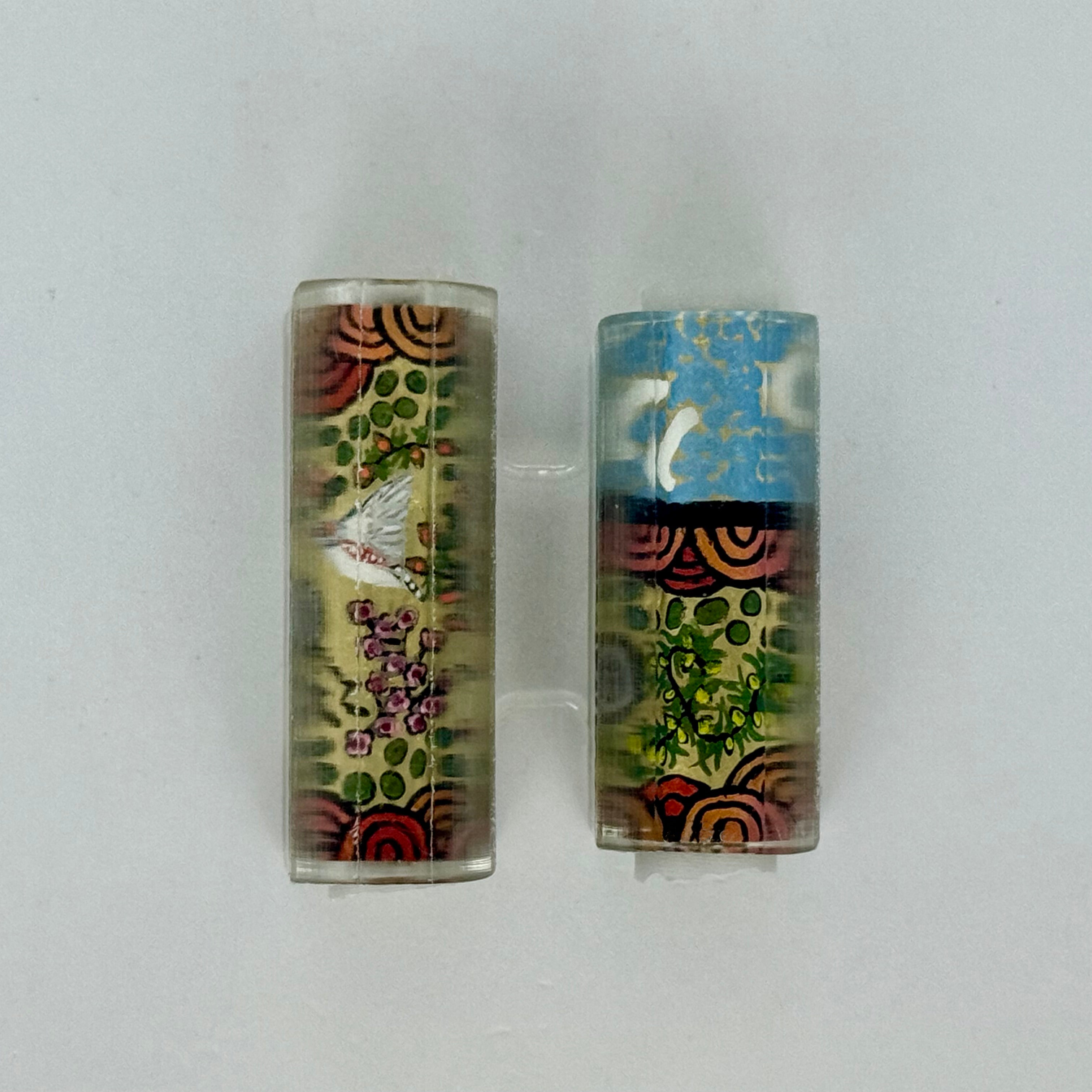 Jr Statesman II Postable Fountain Pen with Hand painted Aboriginal Art