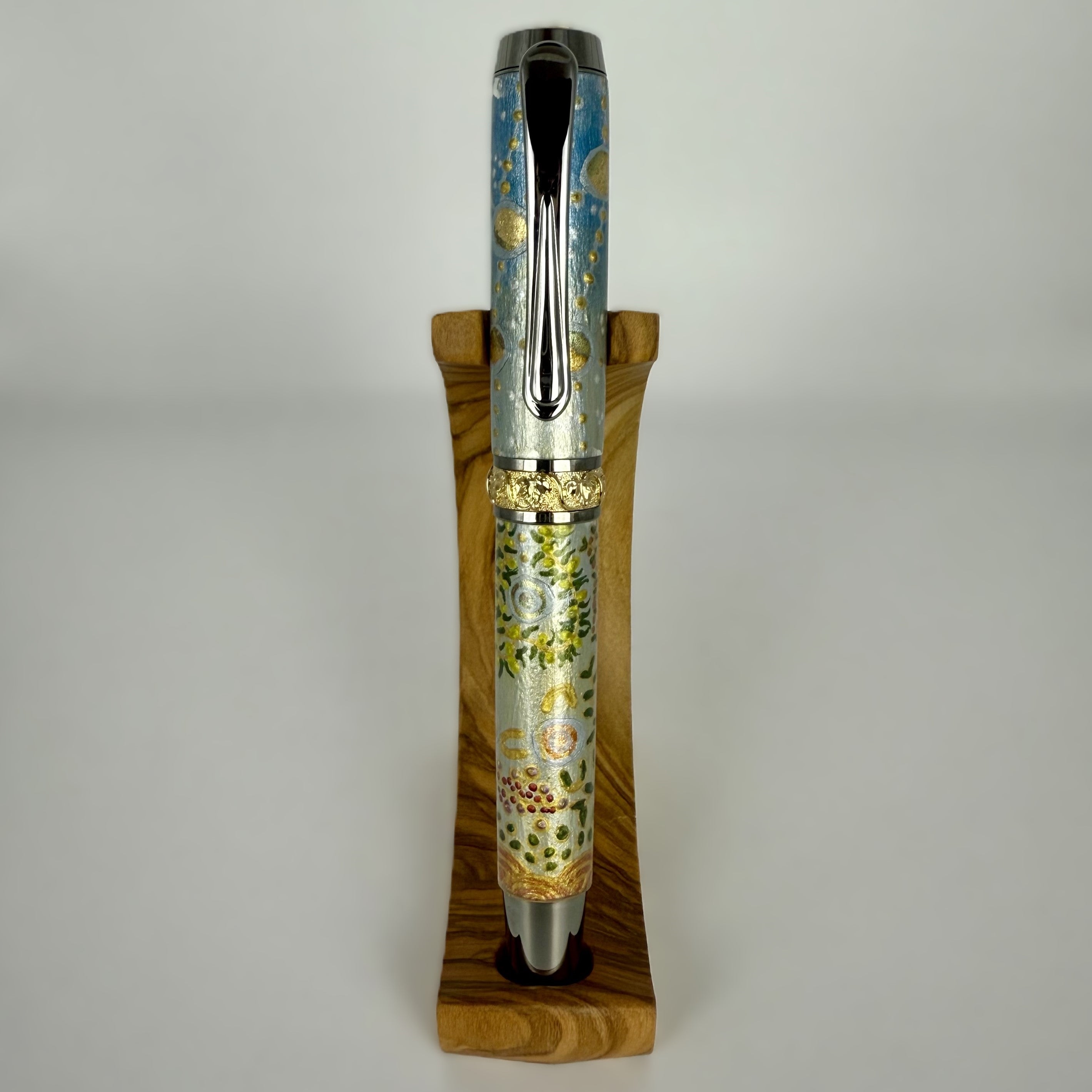 Jr Aaron Rollerball Pen with Hand painted Aboriginal Art