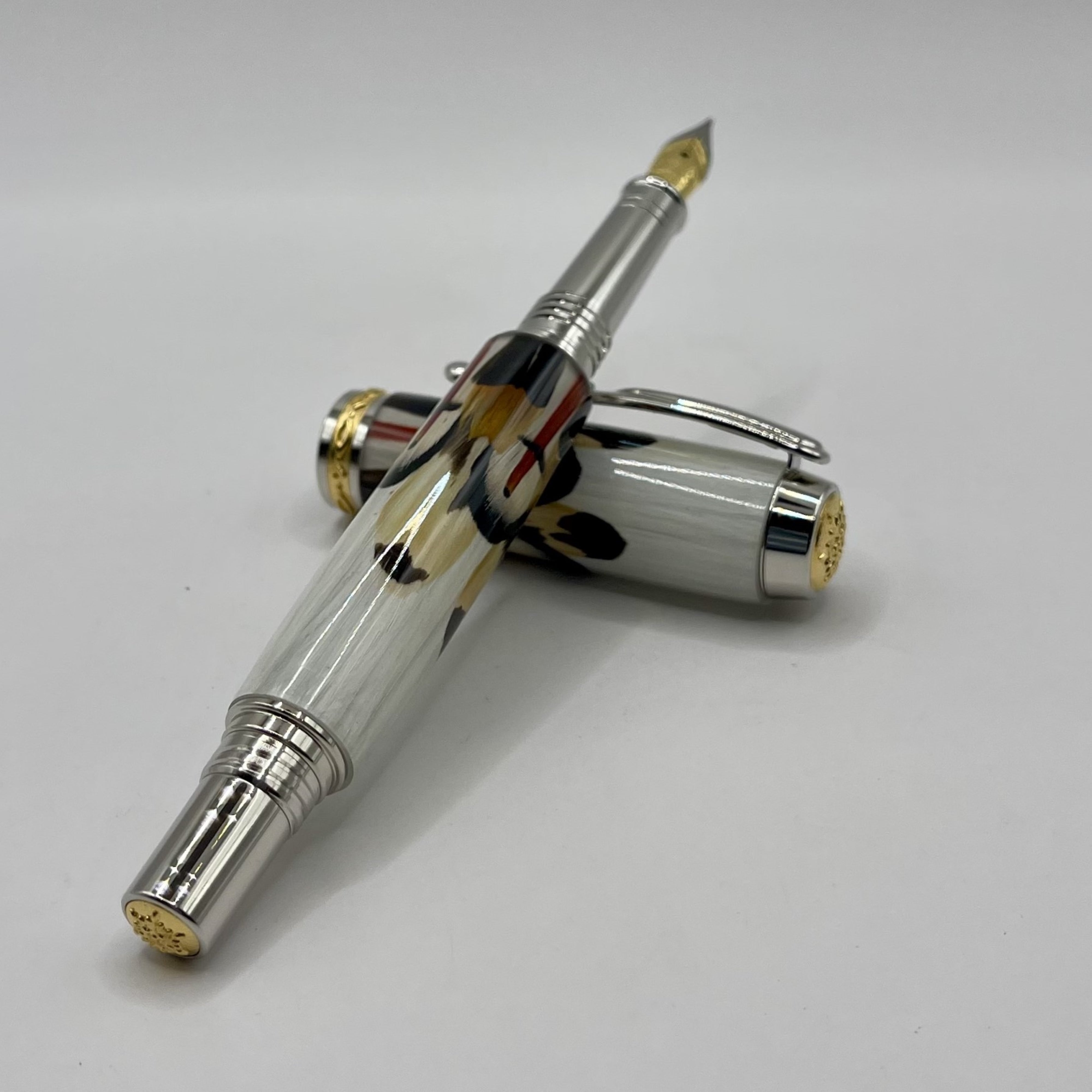 Limited Edition Jr Statesman II Fountain Fantastic Feathers Pens