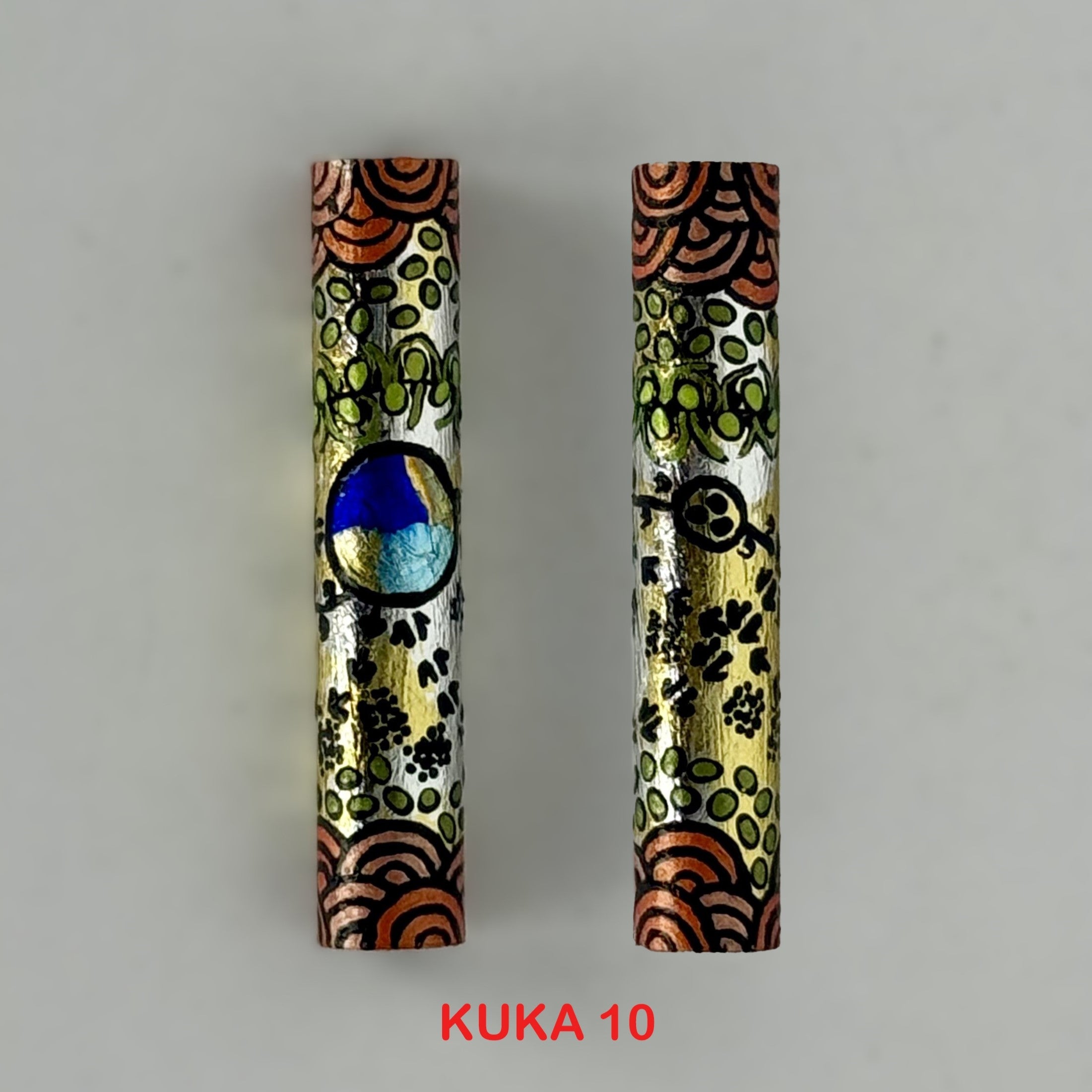 Executive Sierra Australiana Ball point Hand painted Aboriginal Art Pen with Kangaroo band