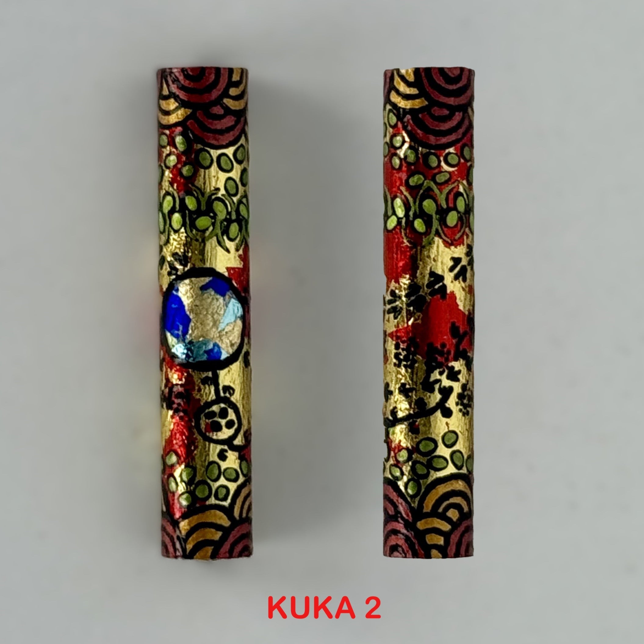 Executive Sierra Australiana Ball point Hand painted Aboriginal Art Pen with Kangaroo band