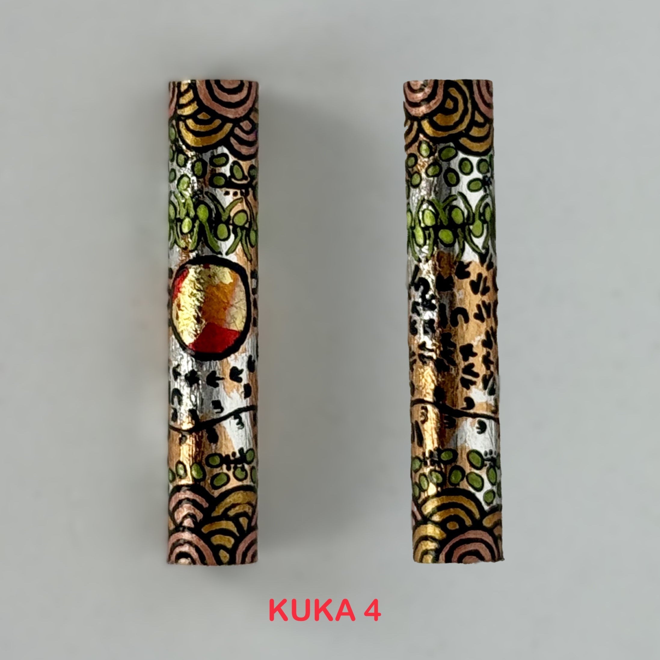 Executive Sierra Australiana Ball point Hand painted Aboriginal Art Pen with Kangaroo band