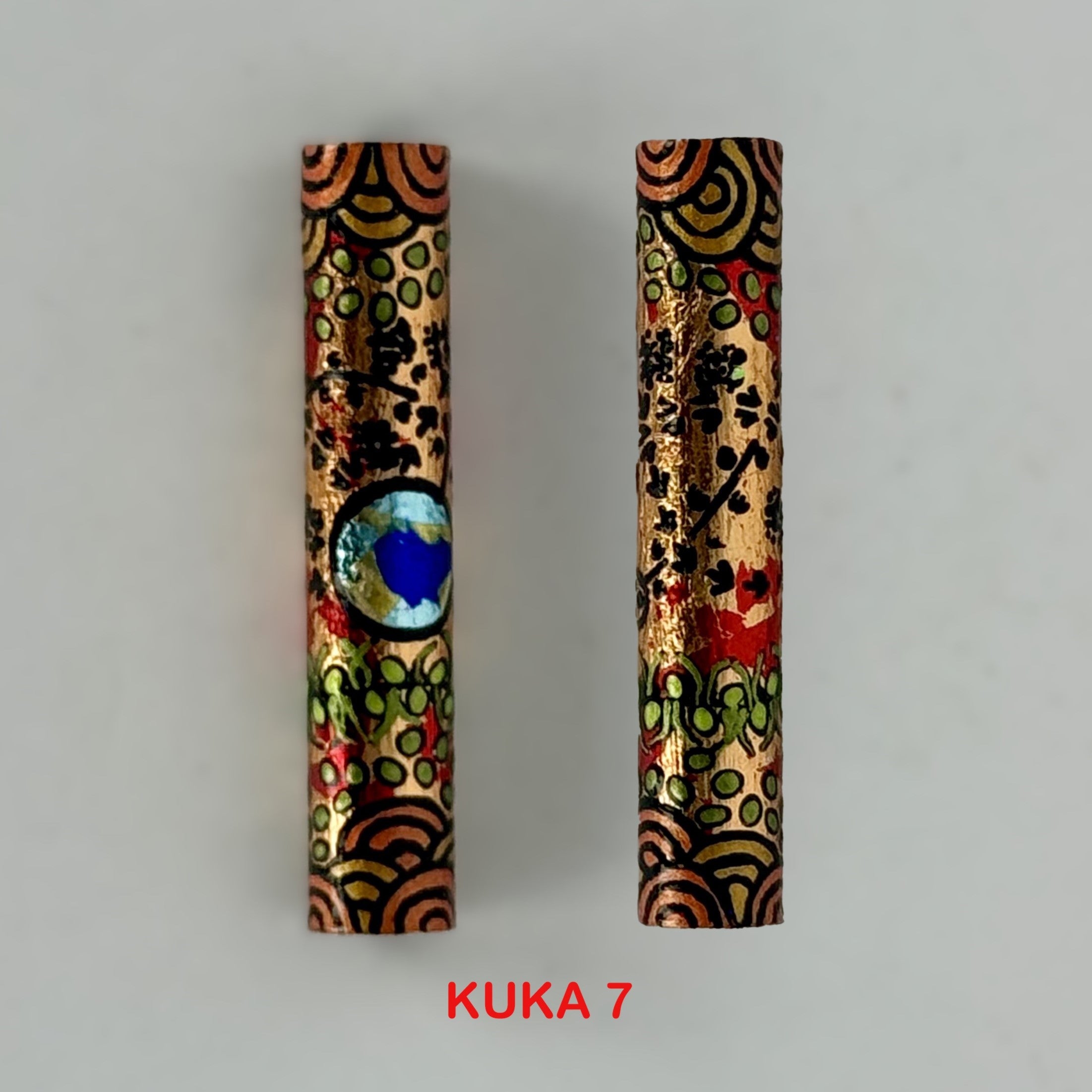 Executive Sierra Australiana Ball point Hand painted Aboriginal Art Pen with Kangaroo band