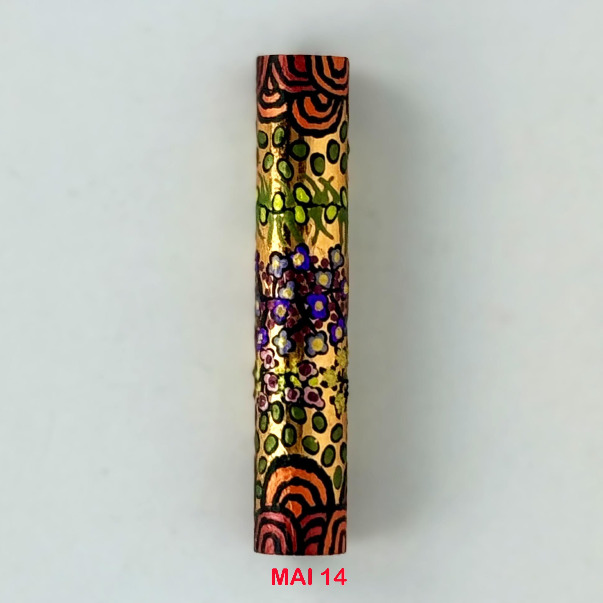 Executive Sierra Australiana Ball point Hand painted Aboriginal Art Pen with Kangaroo band
