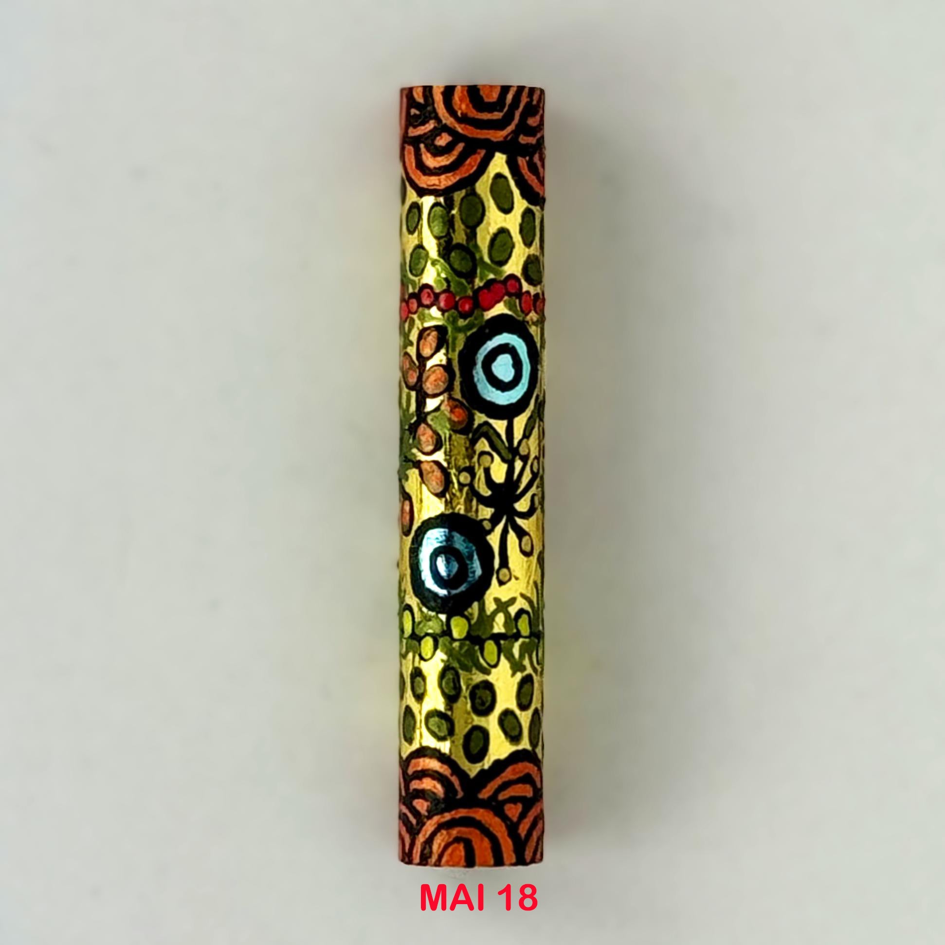 Executive Sierra Australiana Ball point Hand painted Aboriginal Art Pen with Kangaroo band