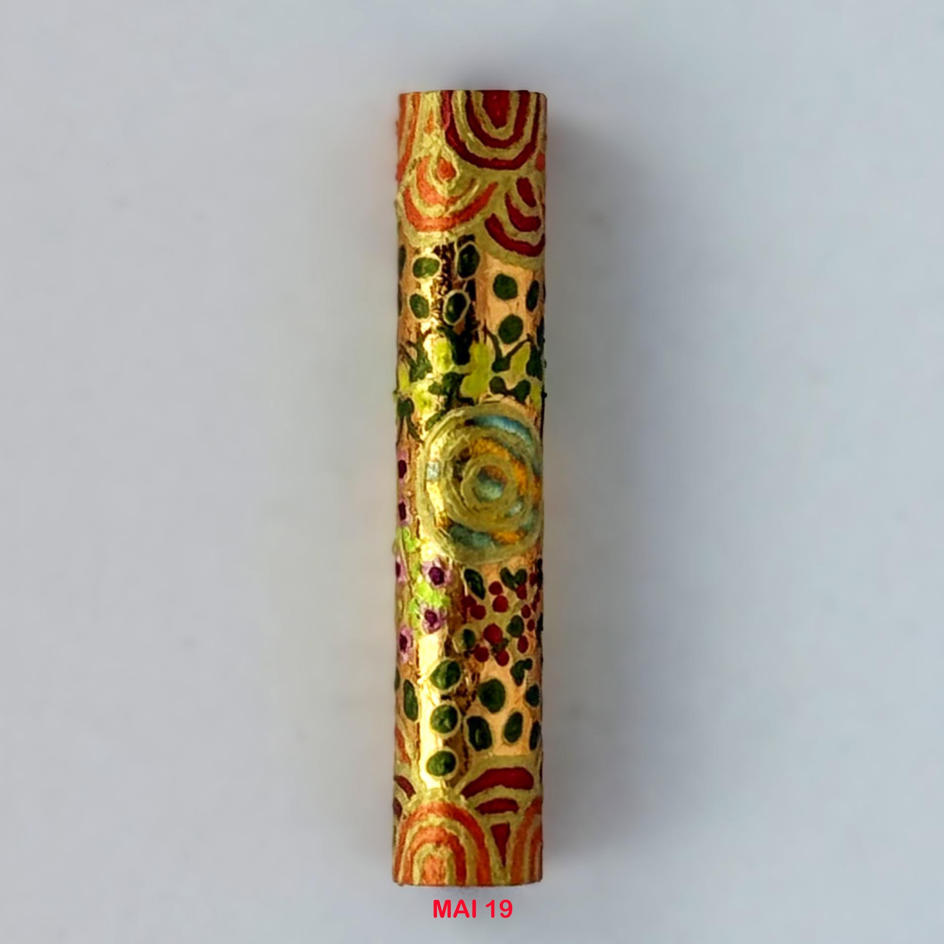Executive Sierra Australiana Ball point Hand painted Aboriginal Art Pen with Kangaroo band