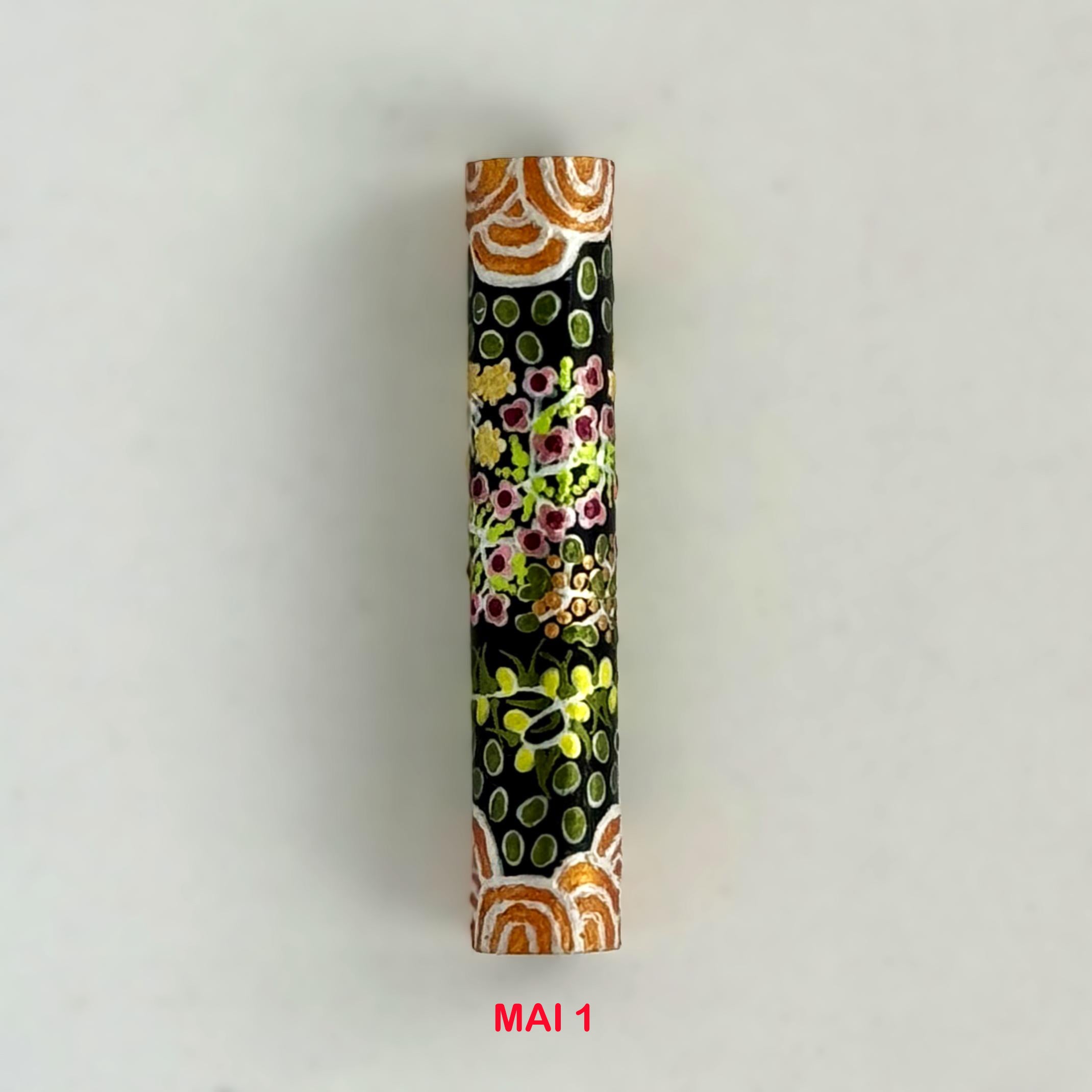 Executive Sierra Australiana Ball point Hand painted Aboriginal Art Pen with Kangaroo band