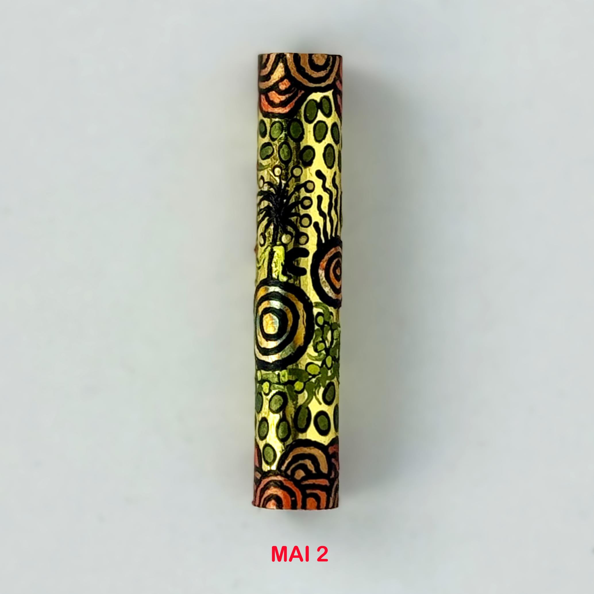 Executive Sierra Australiana Ball point Hand painted Aboriginal Art Pen with Kangaroo band