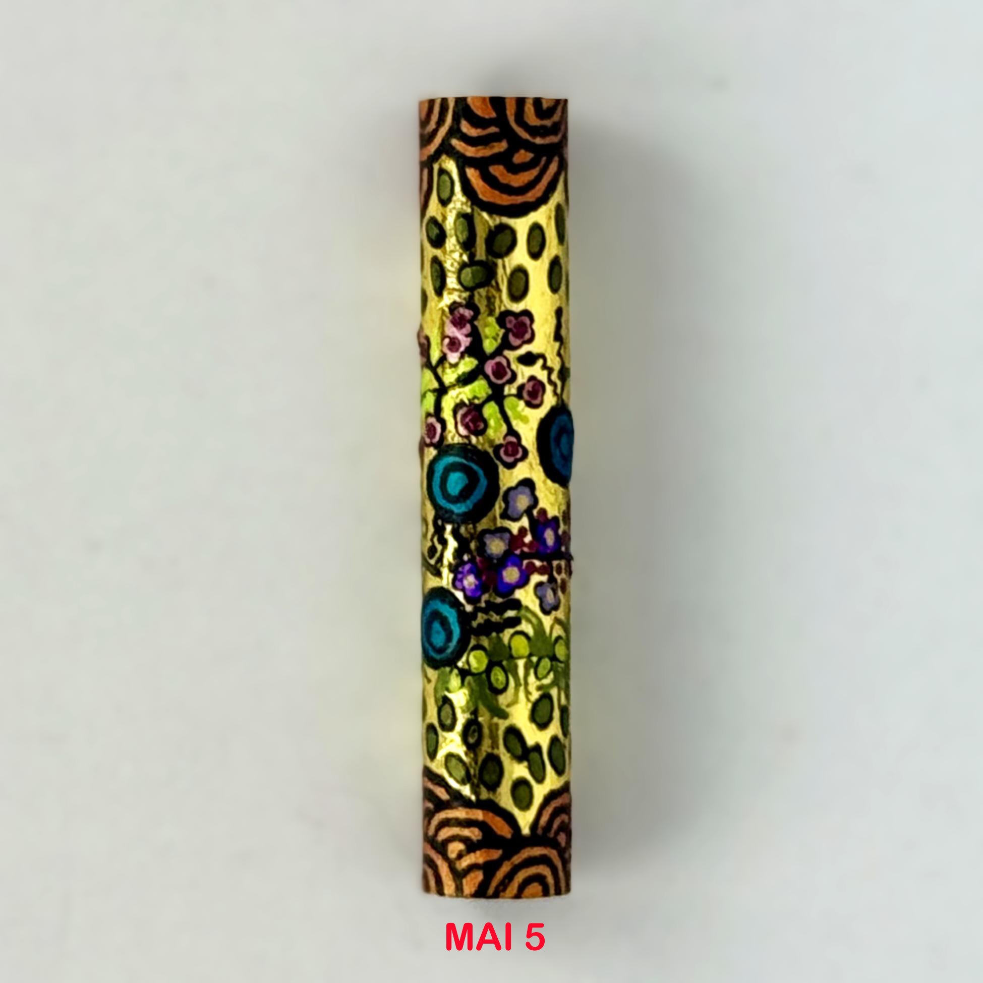 Executive Sierra Australiana Ball point Hand painted Aboriginal Art Pen with Kangaroo band