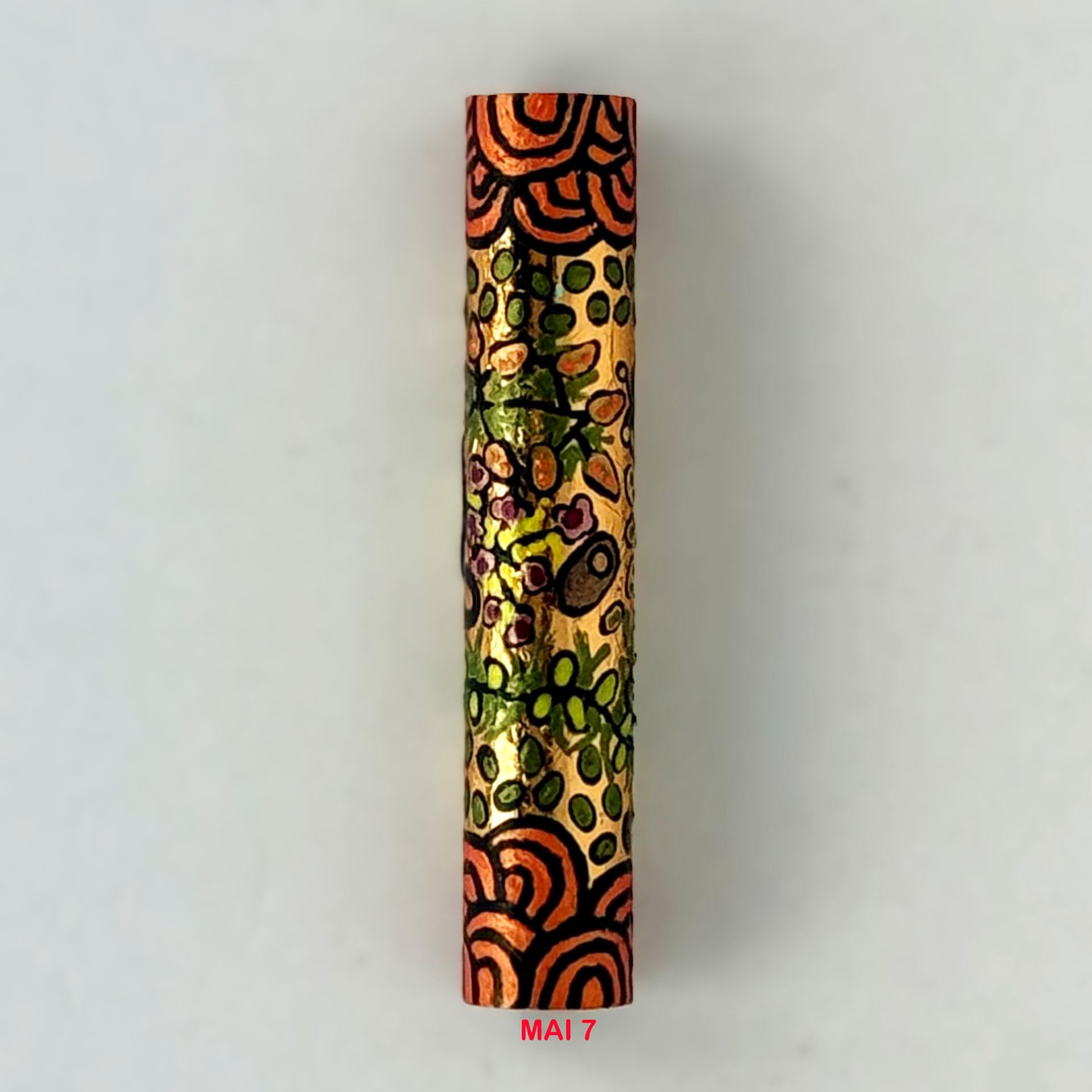 Executive Sierra Australiana Ball point Hand painted Aboriginal Art Pen with Kangaroo band