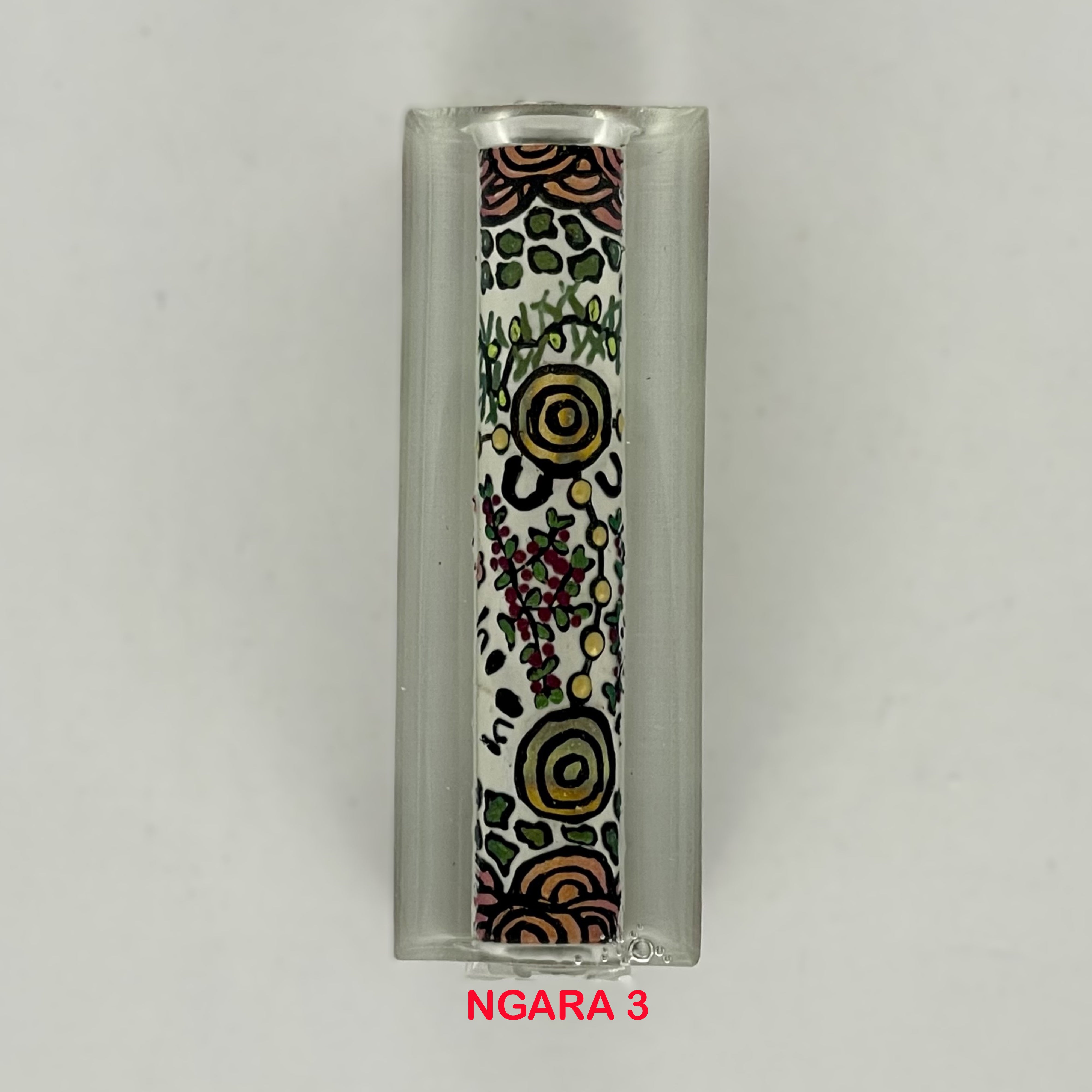 Executive Sierra Australiana Ball point Hand painted Aboriginal Art Pen with Kangaroo band