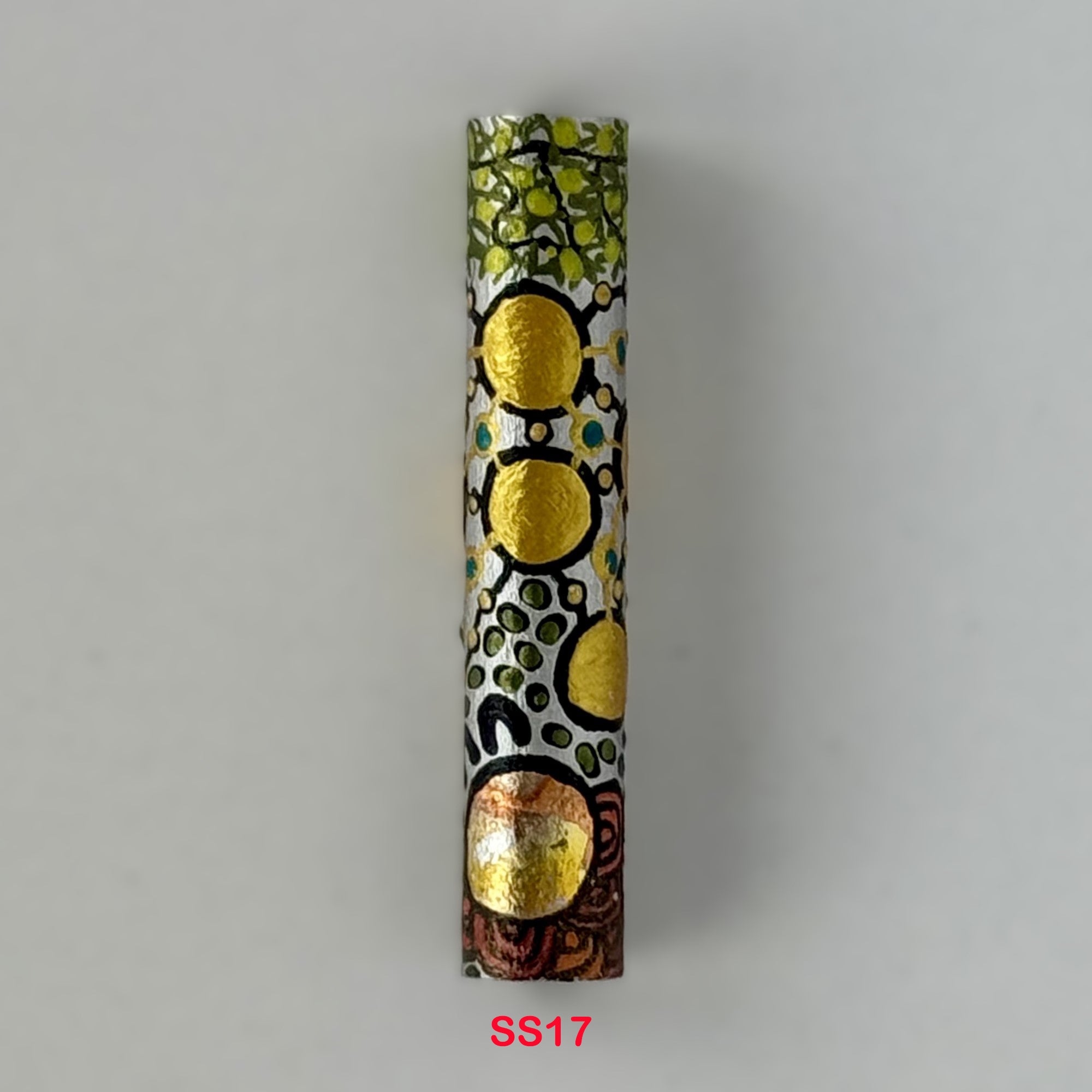Executive Sierra Australiana Ball point Hand painted Aboriginal Art Pen with Kangaroo band