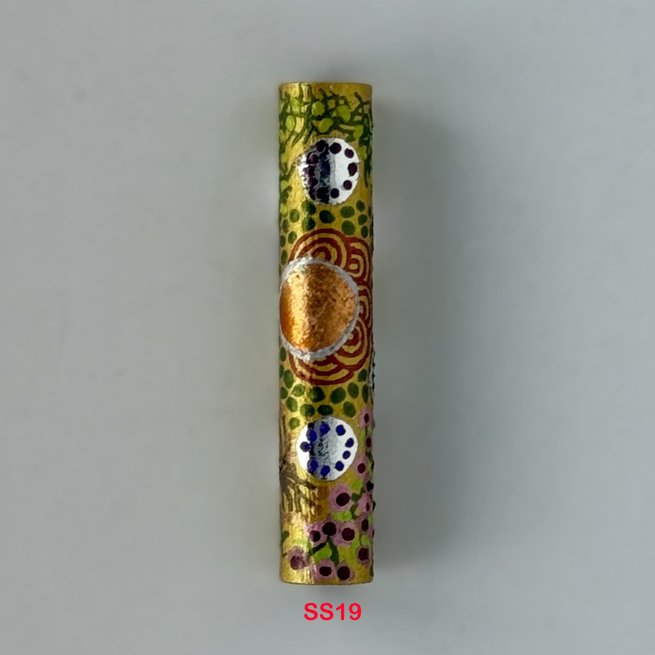 Executive Sierra Australiana Ball point Hand painted Aboriginal Art Pen with Kangaroo band