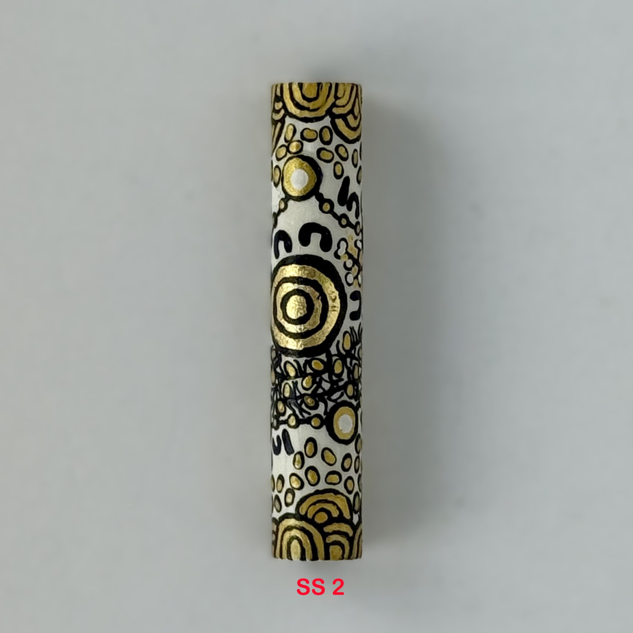 Executive Sierra Australiana Ball point Hand painted Aboriginal Art Pen with Kangaroo band
