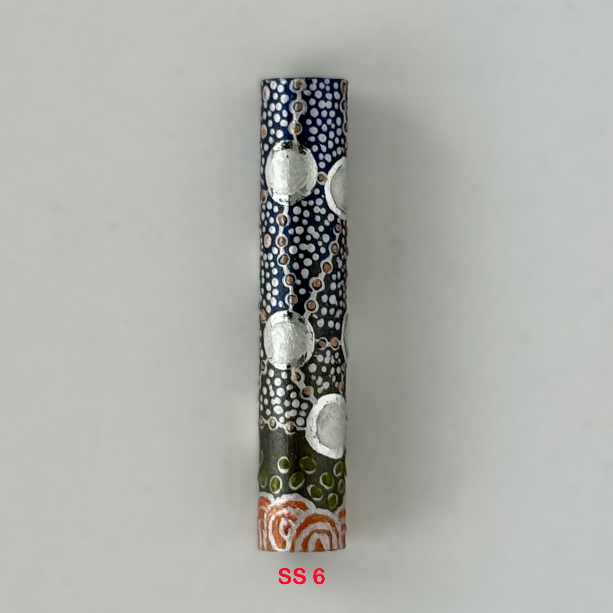 Executive Sierra Australiana Ball point Hand painted Aboriginal Art Pen with Kangaroo band