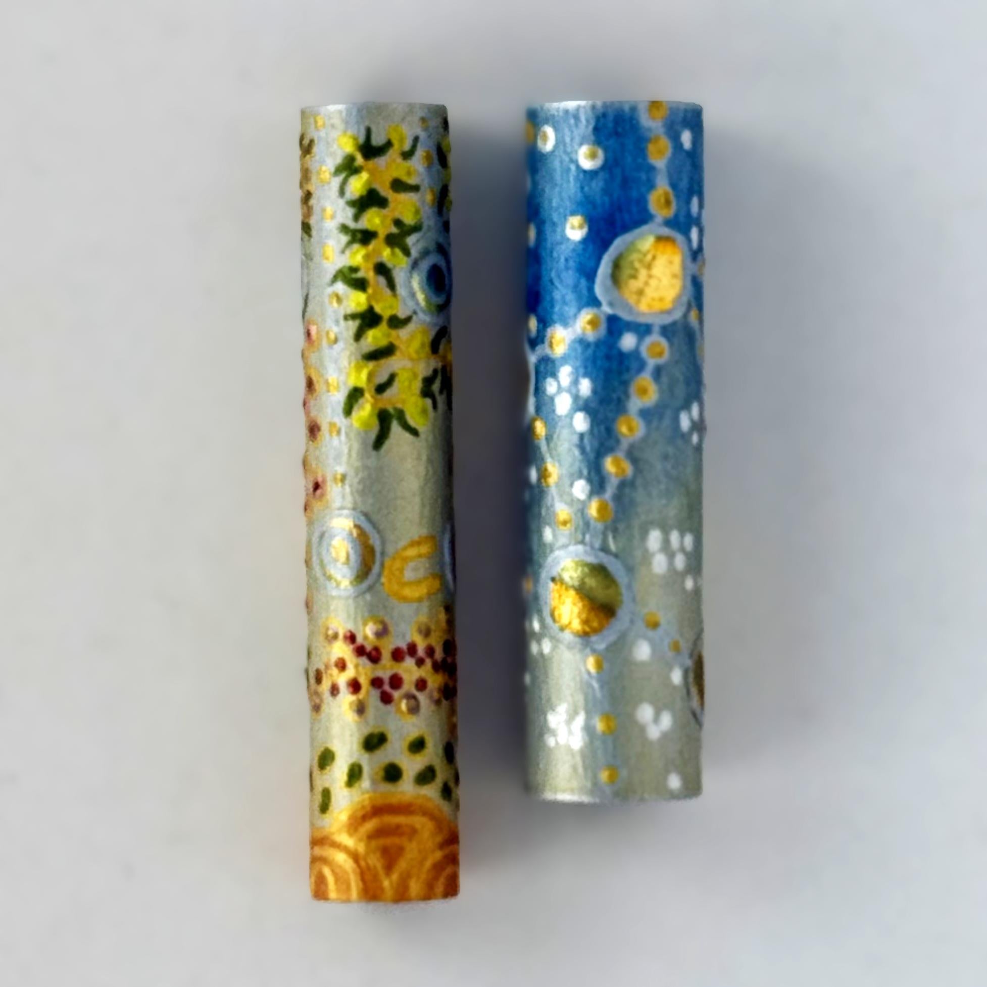Jr Aaron Rollerball Pen with Hand painted Aboriginal Art