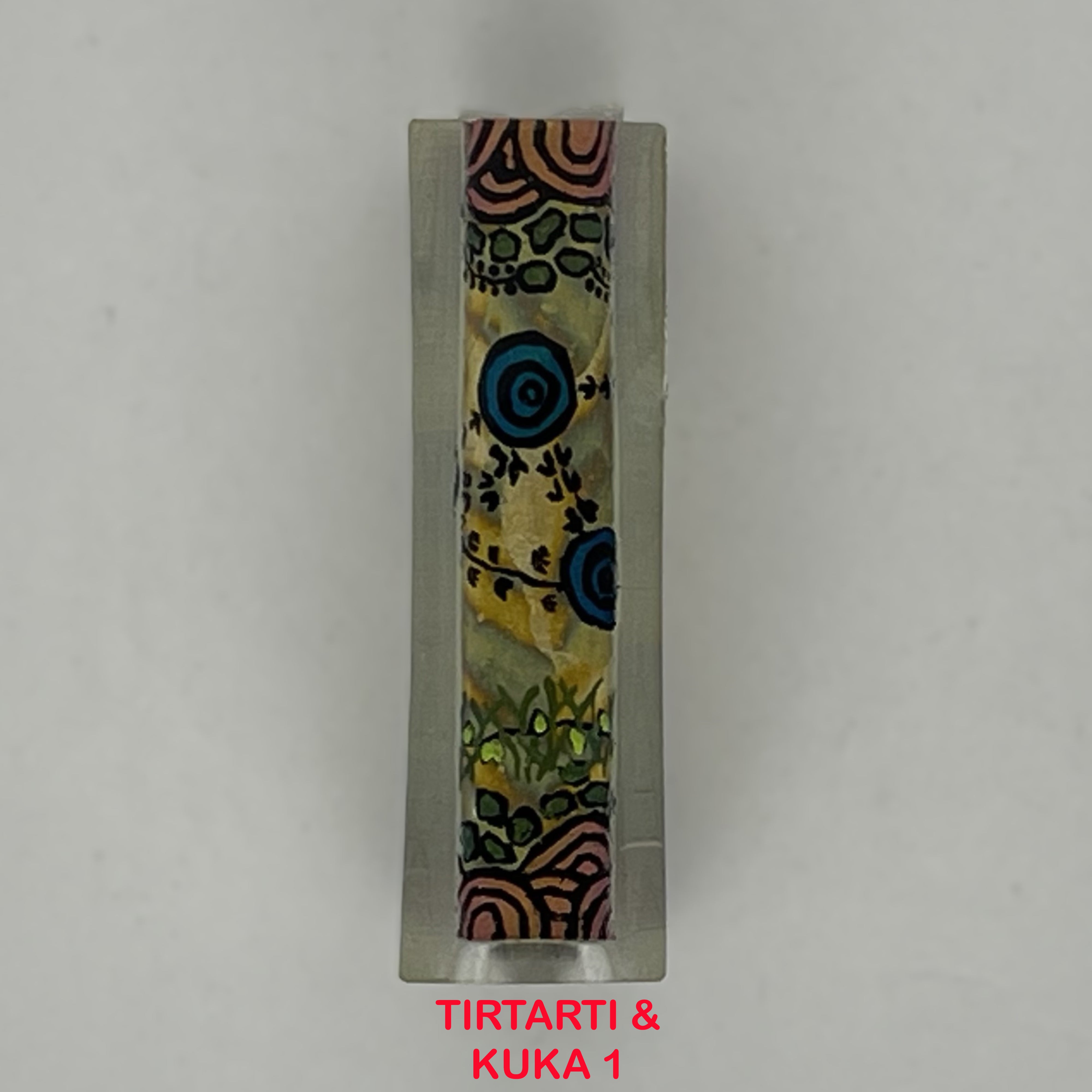 Executive Sierra Australiana Ball point Hand painted Aboriginal Art Pen with Kangaroo band