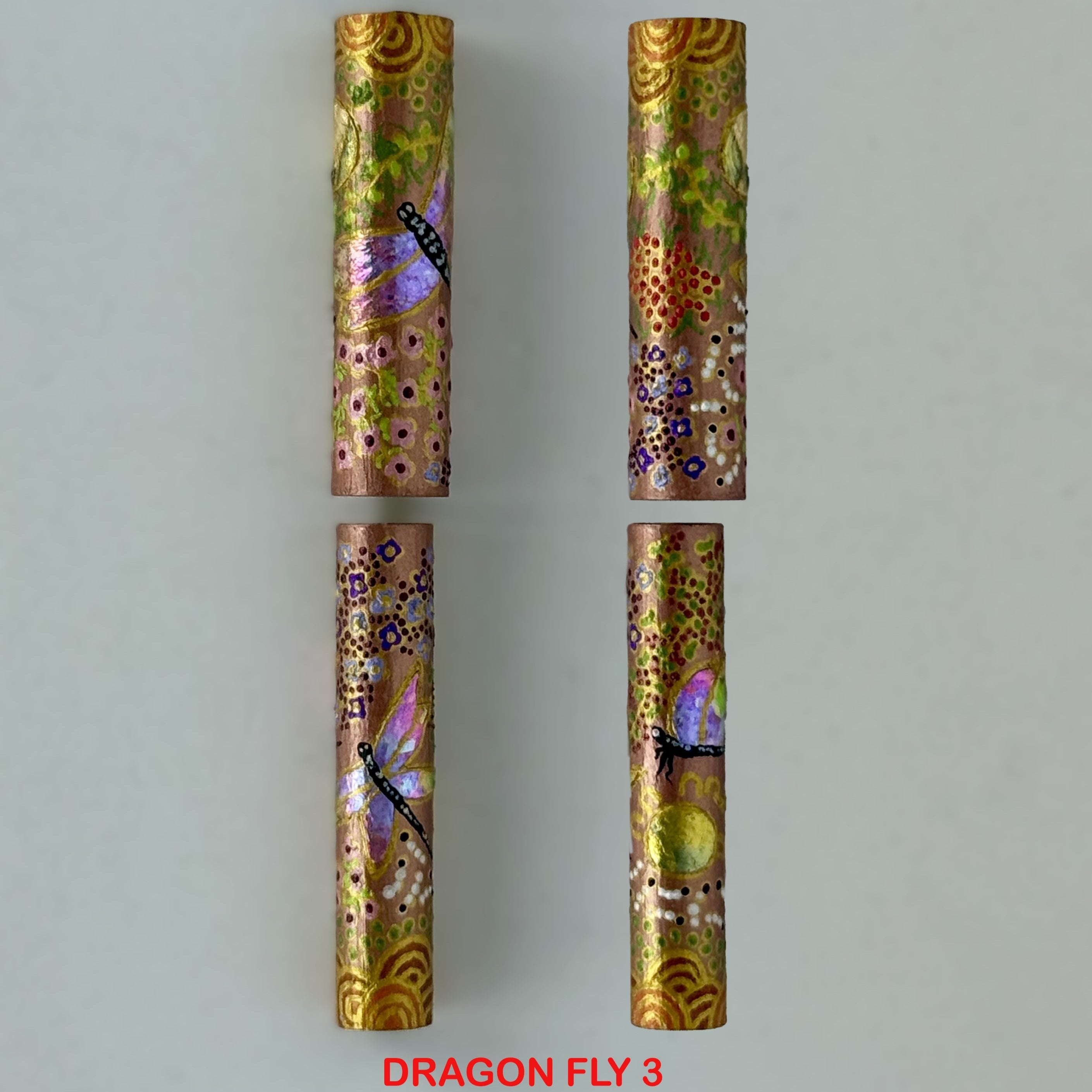 Jr Statesman II Postable Fountain Pen with Hand painted Aboriginal Art