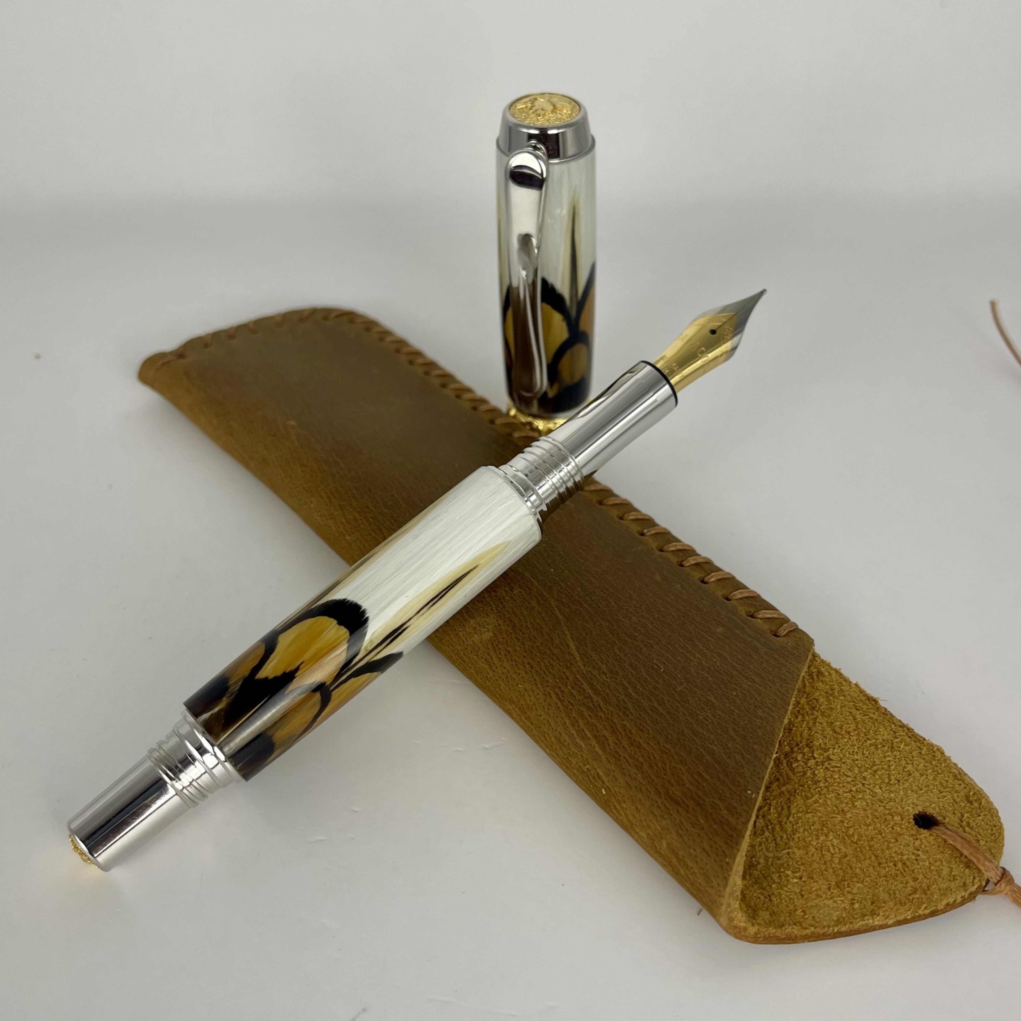 Limited Edition Jr Aaron Fountain Fantastic Feathers Pens