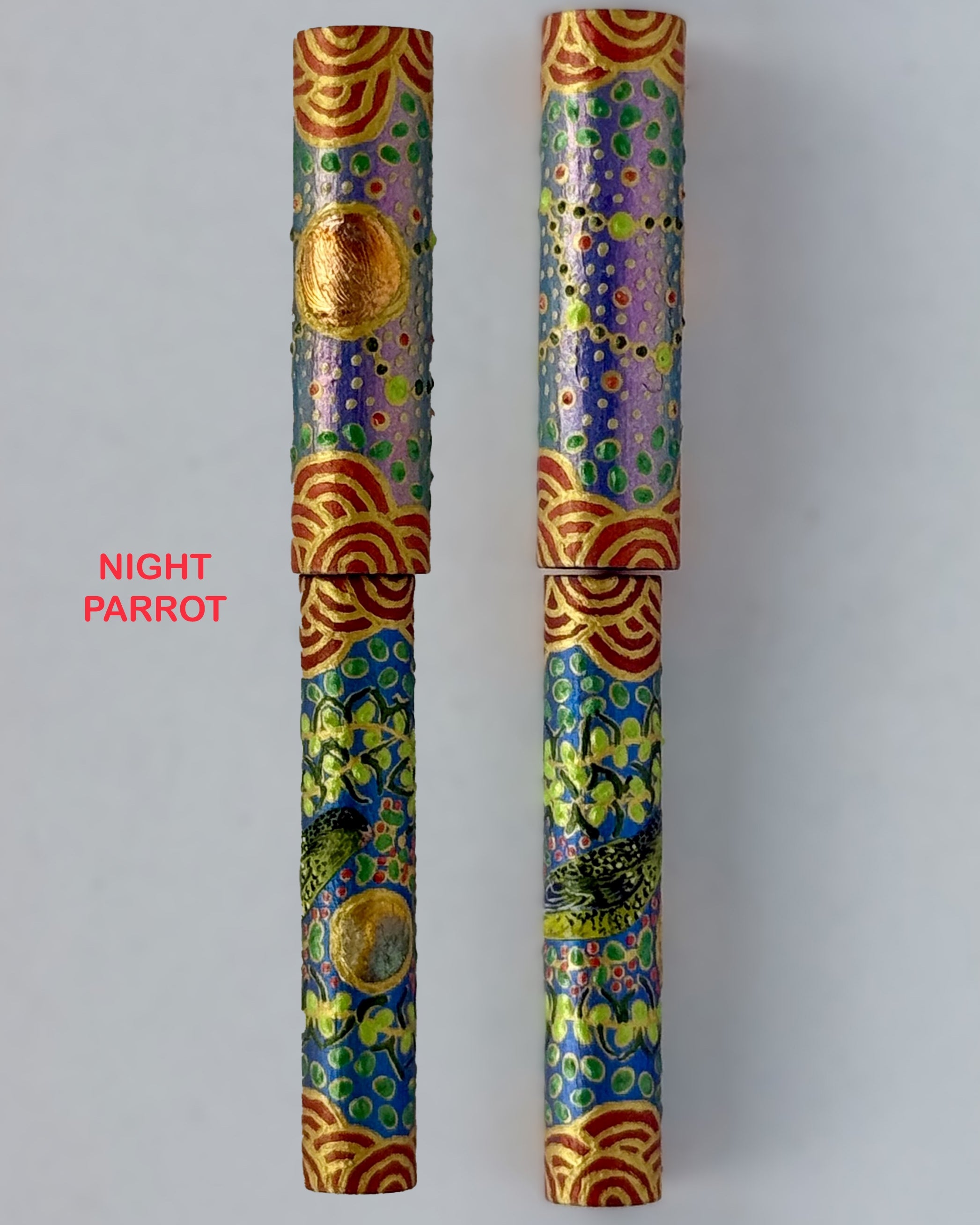 Jr Aaron Rollerball Pen with Hand painted Aboriginal Art