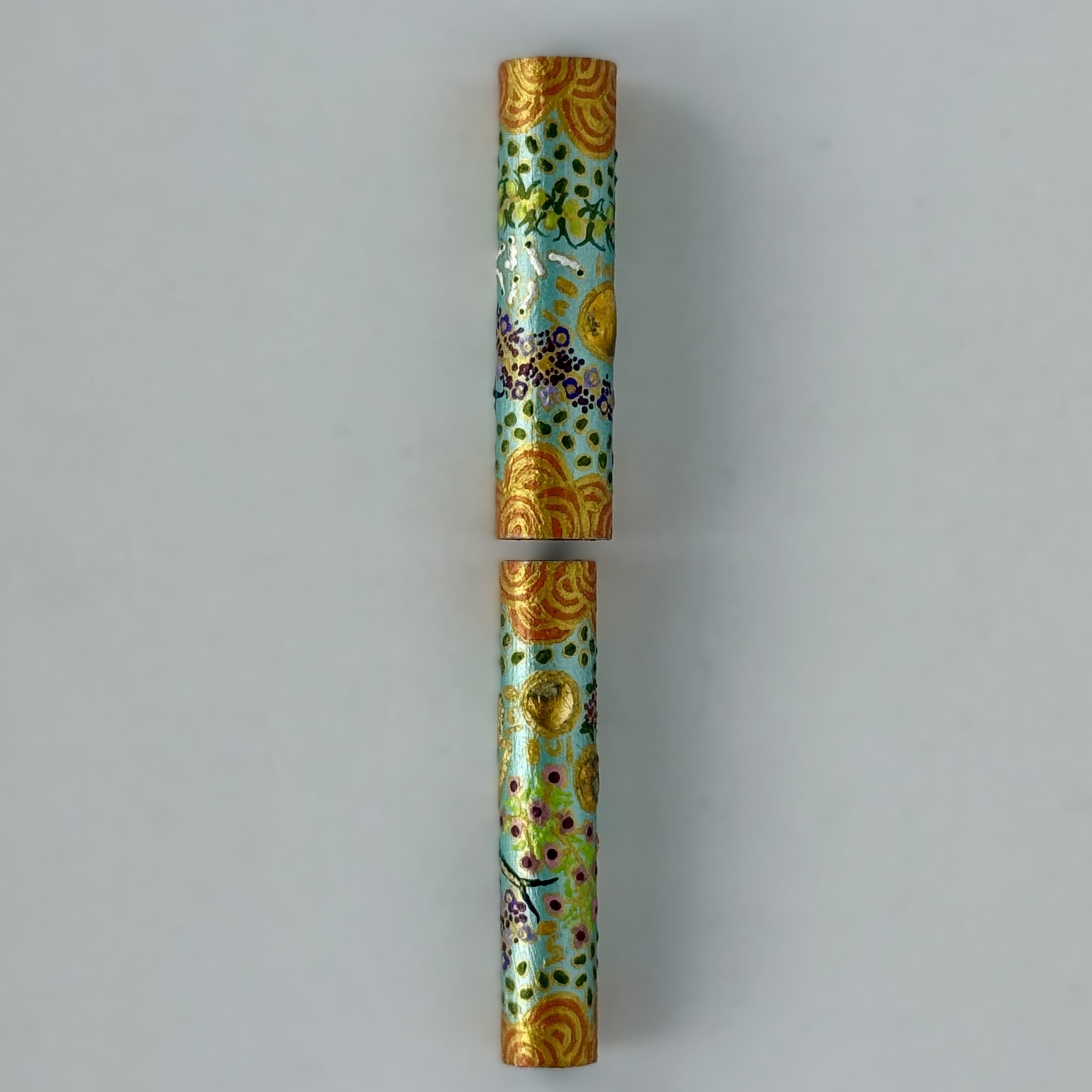 Jr Statesman II Postable Fountain Pen with Hand painted Aboriginal Art