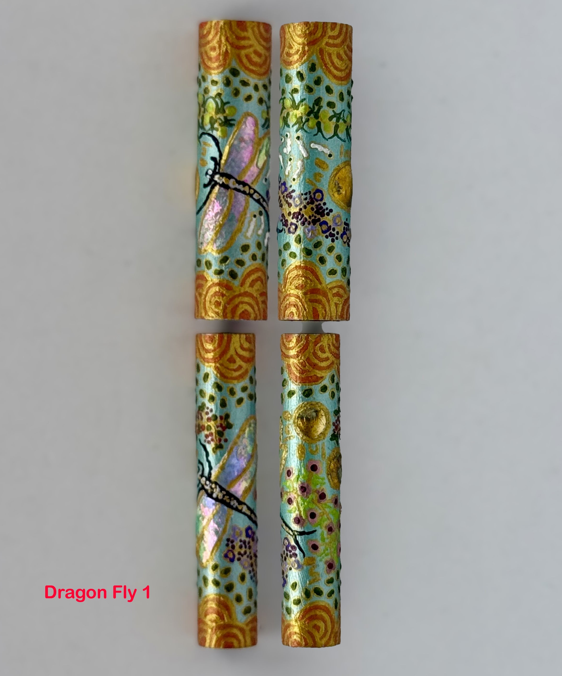 Jr Statesman II Postable Fountain Pen with Hand painted Aboriginal Art