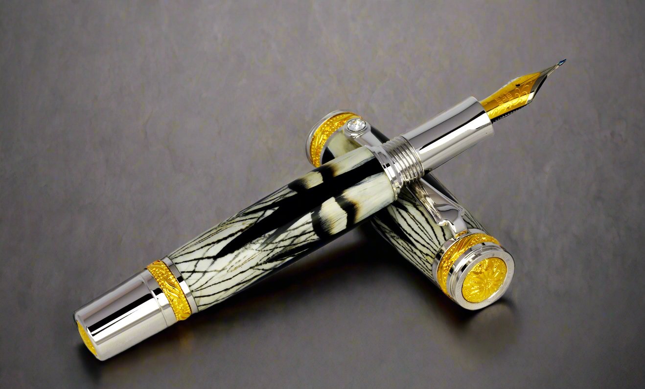 Limited Edition Majestic Fountain Fantastic Feathers Pens