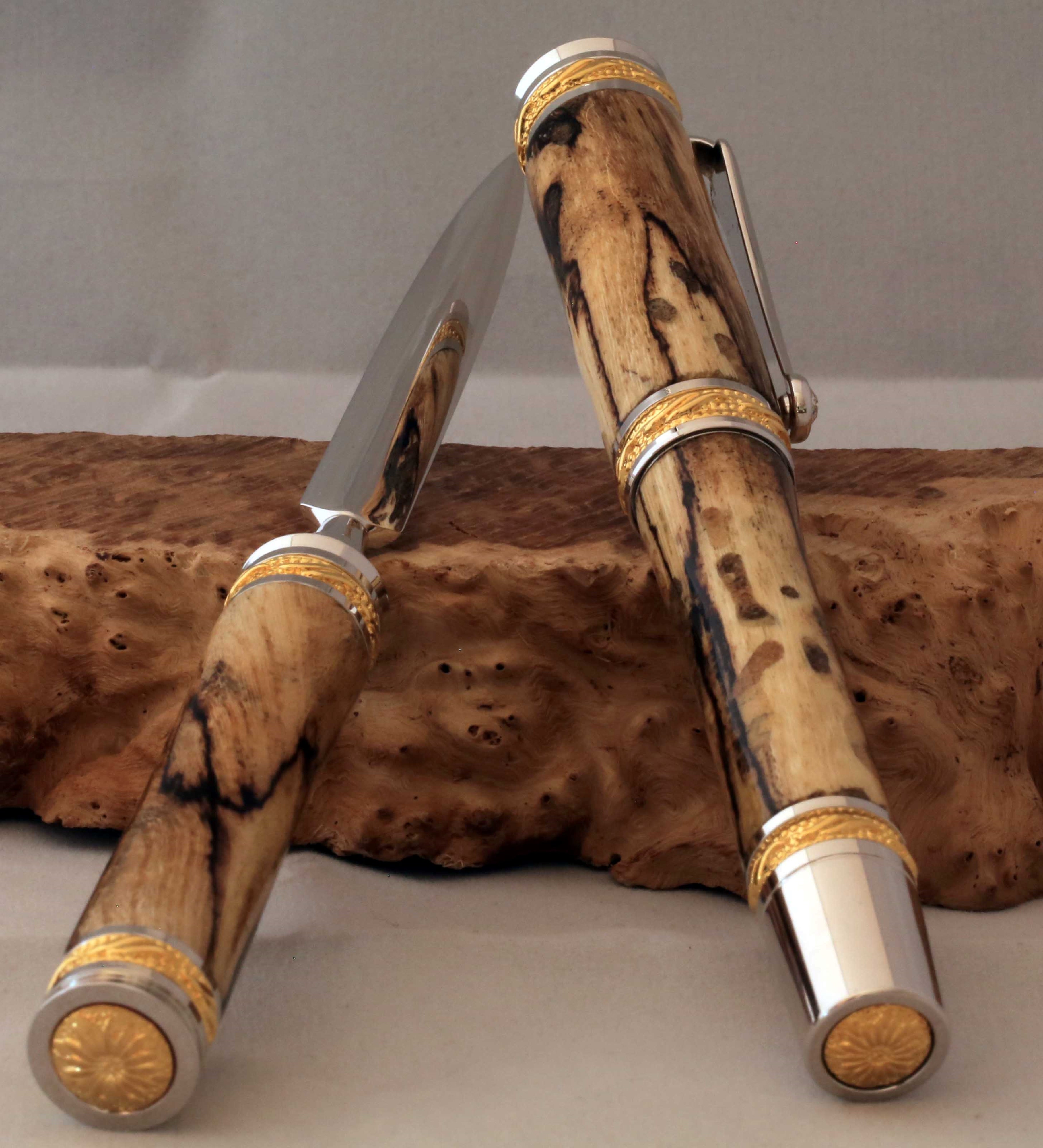 Majestic Fountain Timber Pens with Letter Opener