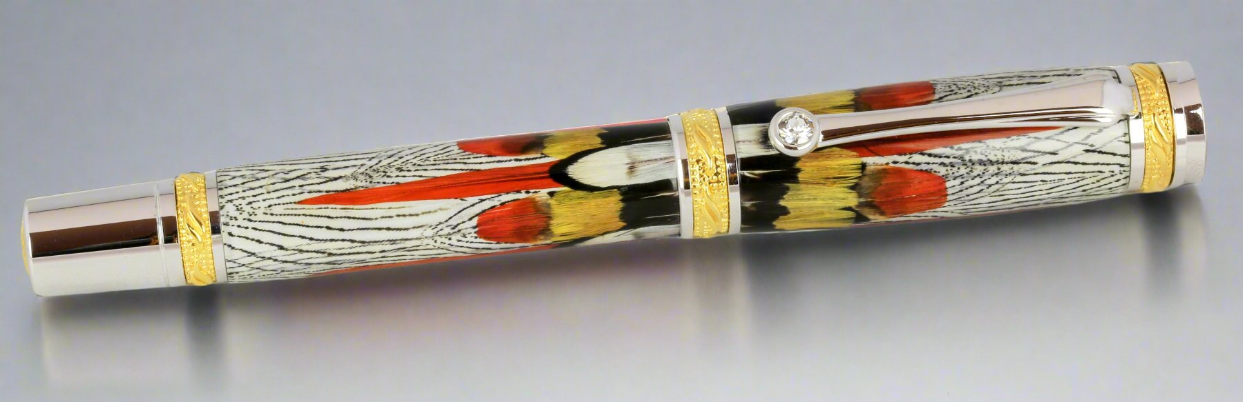 Limited Edition Majestic Rollerball Fantastic Feathers Pens