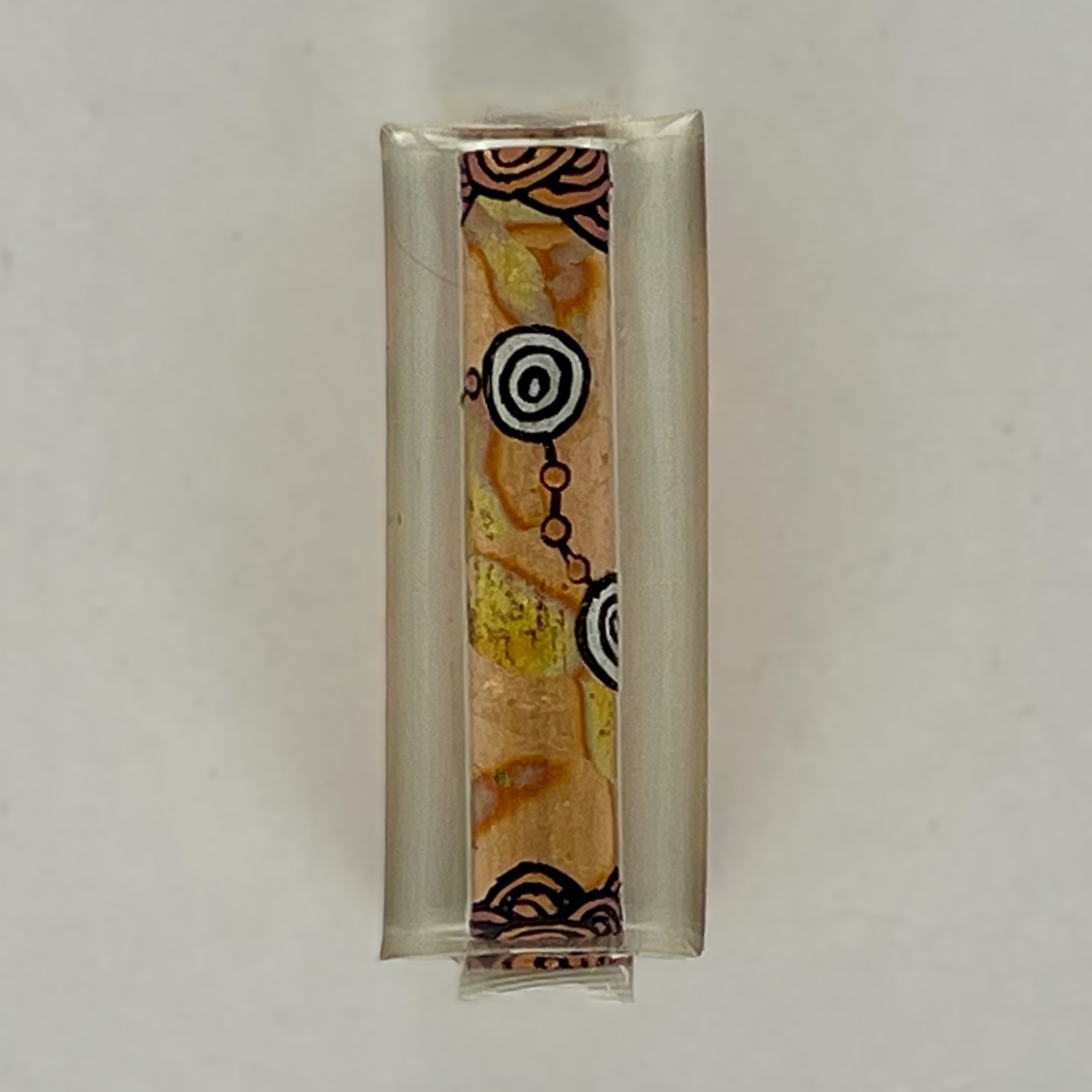 Executive Sierra Australiana Ball point Hand painted Aboriginal Art Pen with Kangaroo band