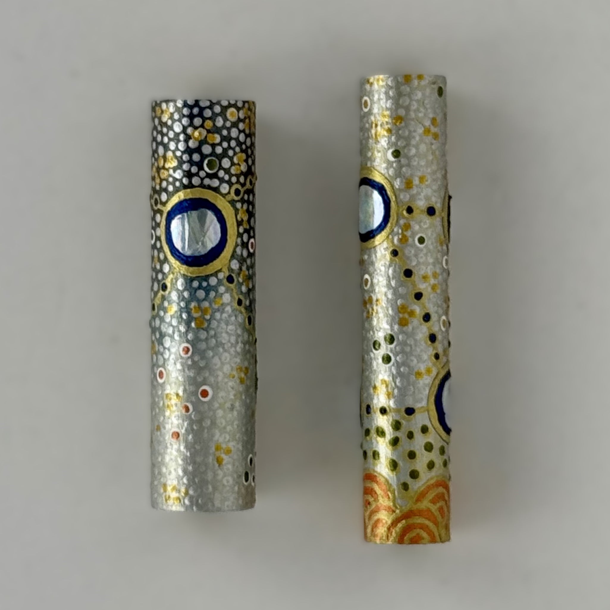 Jr Aaron Fountain Pen with Hand painted Aboriginal Art