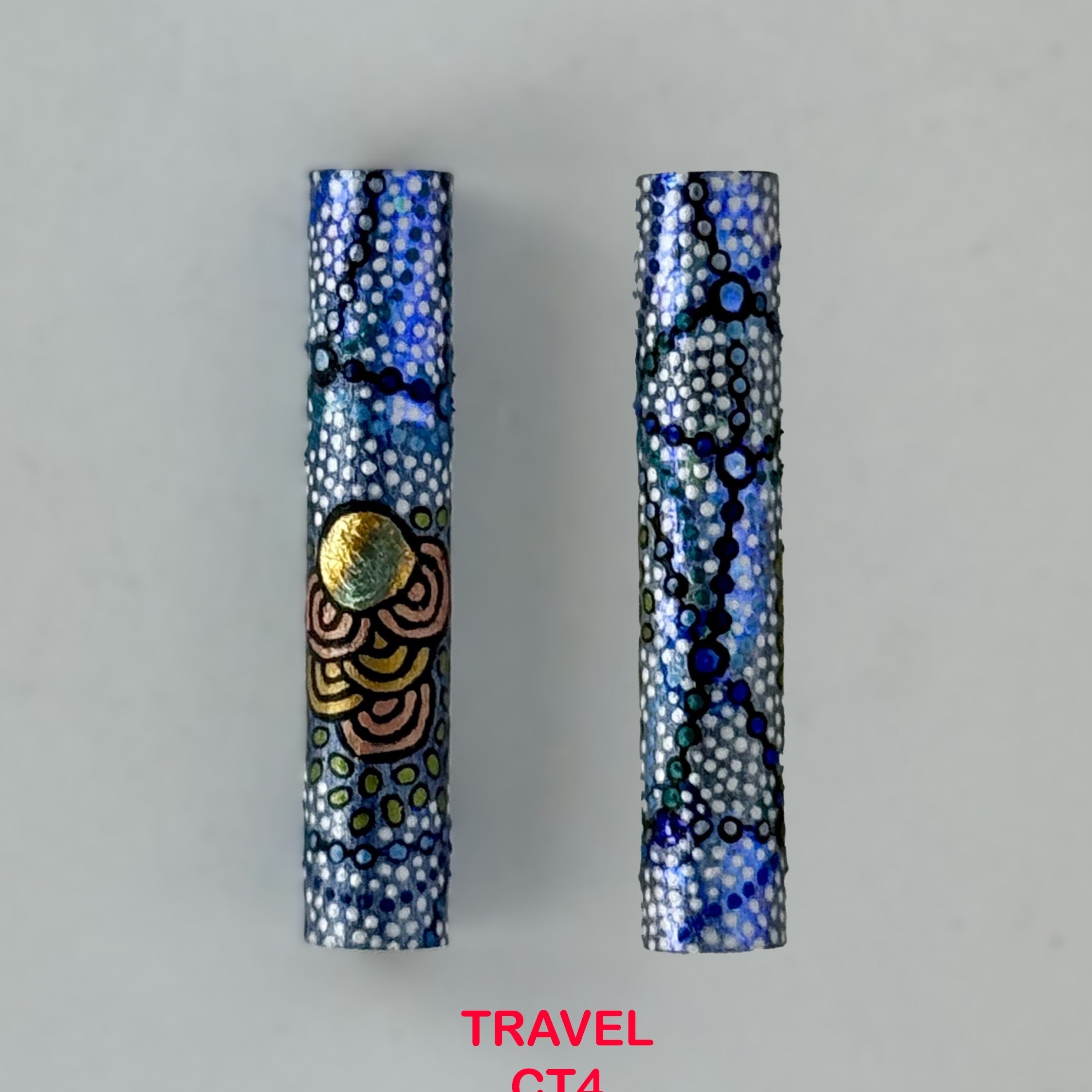 Executive Sierra Australiana Ball point Hand painted Aboriginal Art Pen with Kangaroo band