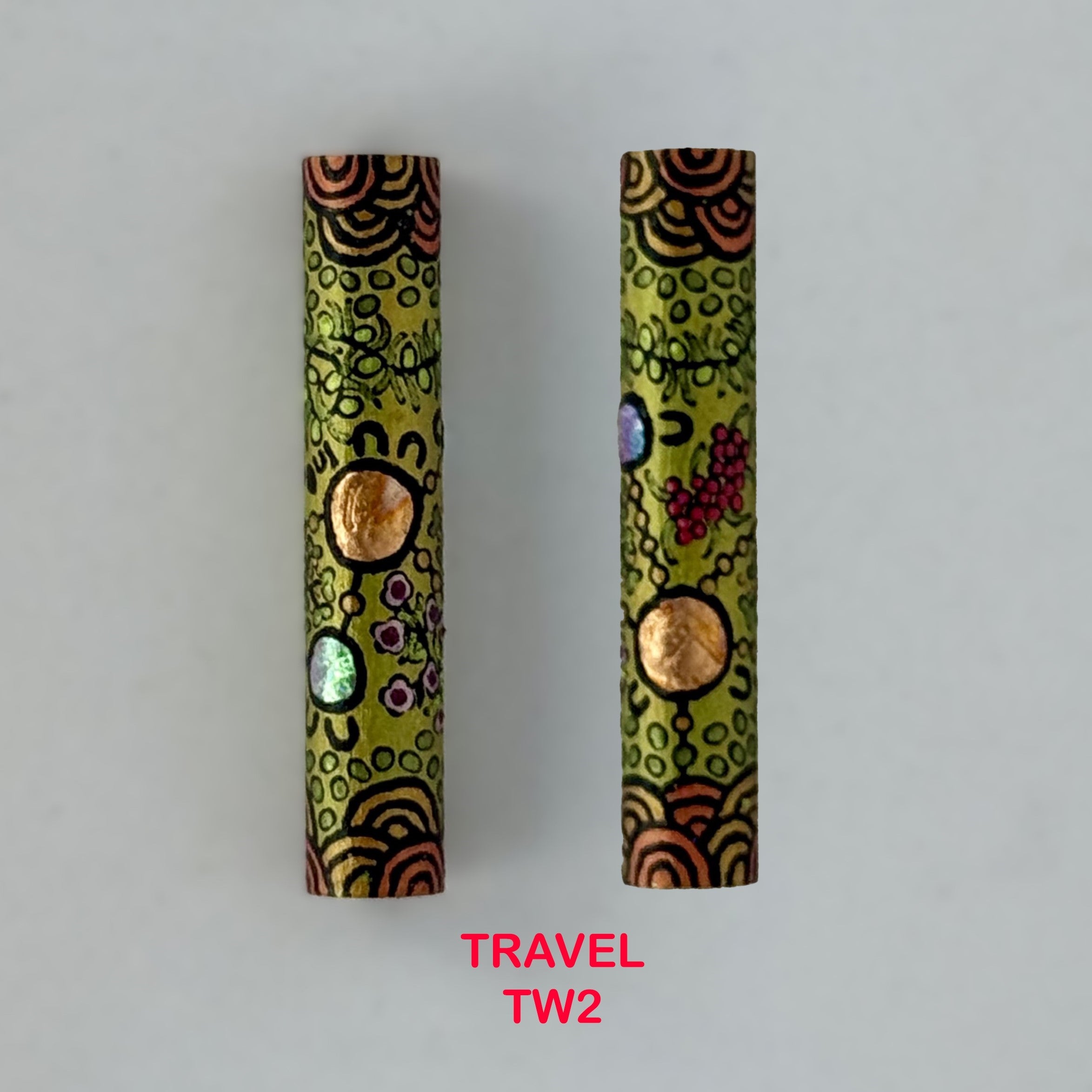 Executive Sierra Australiana Ball point Hand painted Aboriginal Art Pen with Kangaroo band